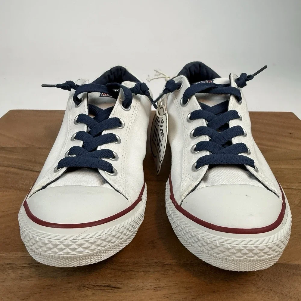 New NIB Womens Converse CT Shoreline Slip On‎ White Low Sneakers Shoes Size 6